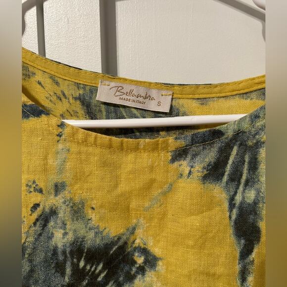 Bellambra Made in Italy Linen Tie Dye Top - Picture 2 of 3